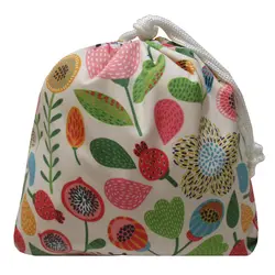 روشنا کیسه بند دار طرح گل و برگ فانتزی بزرگ