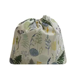 باراد کیسه بند دار زمینه کرم طرح برگ متوسط