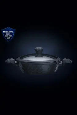 ماهیتابه بیودیاموند با دستگیره های آنتی باکتریال کارنیاریک 30 سانتی متر 5 لیتر کاراجا