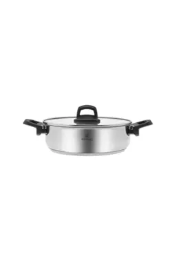 ست جهیزیه قابلمه و ماهیتابه و زودپز و کتری و قوری و شیرجوش طرح النا کاراجا