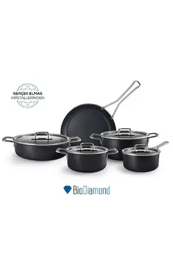 ست قابلمه ماهیتابه بیودماموند 9 تکه دستیار آشپز کاراجا