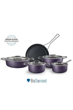 ست قابلمه ماهیتابه بیودماموند 9 تکه بسیار شیک و حرفه ای کاراجا