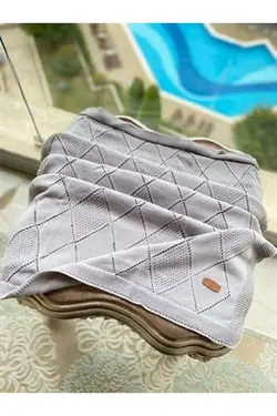 پتوی نوزادی لوکس مدل باقلوا پیر کاردین