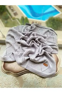 پتوی نوزادی لوکس مدل باقلوا پیر کاردین