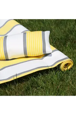 حوله پوشش ساحلی راه راه مینی / پارچه دافع آب و شن-hmy-6203