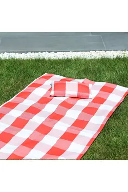 حوله روکش ساحل شطرنجی مینی پددار-پارچه دافع آب و شن-hmy-6205