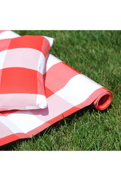 حوله روکش ساحل شطرنجی مینی پددار-پارچه دافع آب و شن-hmy-6205