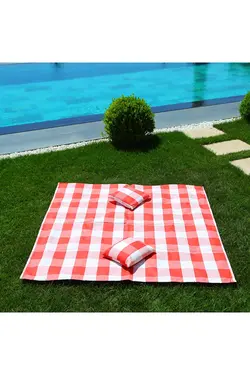 حوله روکش پیک نیک ساحلی 140 x 140 سانتی متر / پارچه دافع آب و شن Hmy-6216