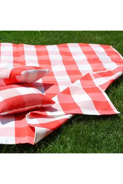 حوله روکش پیک نیک ساحلی 140 x 140 سانتی متر / پارچه دافع آب و شن Hmy-6216