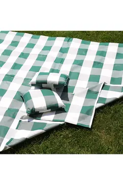 حوله روکش پیک نیک ساحلی 140 x 140 سانتی متر / پارچه دافع آب و شن Hmy-6218