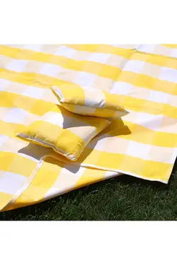 حوله روکش پیک نیک ساحلی 140 x 140 سانتی متر / پارچه دافع آب و شن Hmy-6217