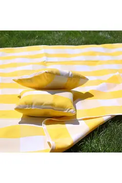 حوله روکش پیک نیک ساحلی 140 x 140 سانتی متر / پارچه دافع آب و شن Hmy-6217