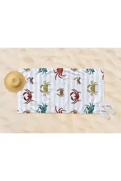 حوله ساحلی رنگارنگ خرچنگ