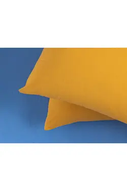 روبالشی 2 بسته پنبه ای ساده 50×70 سانتی متر خردل پیام مستقیم انگلیش هوم