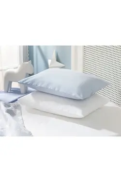 روبالشی روکش بالش کودک نخی نرم 35×45 سانتی متر آبی