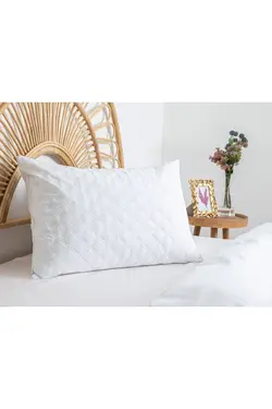 روبالشی محافظ بالش لحافی ستاره 50×70 سانتی متر سفید انگلیش هوم