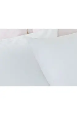 روبالشی 2 بسته پنبه ای ساده 50×70 سانتی متر سفید انگلیش هوم