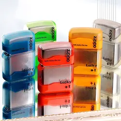 فندک زیپو طرح شن‌های شبرنگ | فندک Zippo