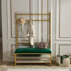 جا کفشی نیمکت استیل مدل آدینه