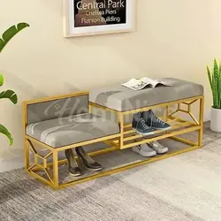 جا کفشی نیمکت استیل مدل نینا