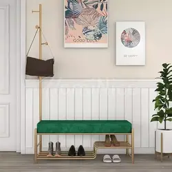 جا کفشی نیمکت استیل مدل ساپین