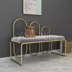 نیمکت پایه استیل مدرن مدل کالی