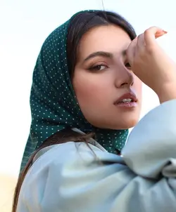 باندنا سبز خالخالی