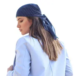 باندانا خال ریز سرمه‌ای
