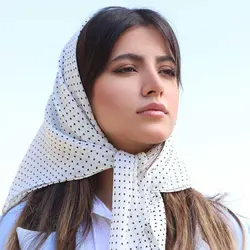 باندانا خال ریز سفید