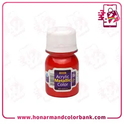 رنگ اکریلیک سوداکو قرمز متالیک 30 میل کد 206
