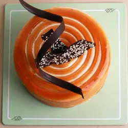 کیک نسکافه کارامل