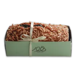 کیک بادام زمینی و شکلات