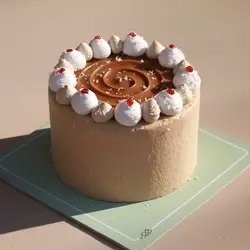 کیک مربع شکلاتی