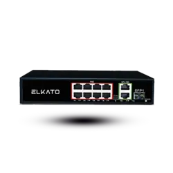 سوییچ شبکه الکاتو 8 پورت EL-1SB0821GP-120W