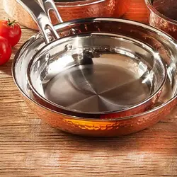 سرویس قابلمه و ماهیتابه مسی