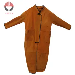 لباس ایمنی یکسره چرم جوشکاری