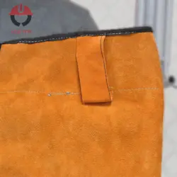 شلوار چرم جوشکاری قهوه ای hsetop