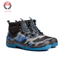 کفش ایمنی برند ساتر ساق بلند مدل مهندسی نیو استایل آبی