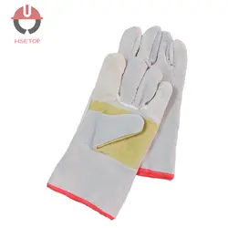 دستکش جوشکاری کف دوبل آستر دار hsetop