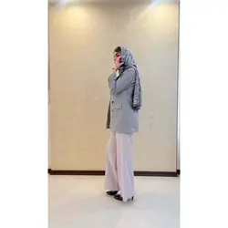 مانتو کتی زنانه HUDA مدل Parinaz