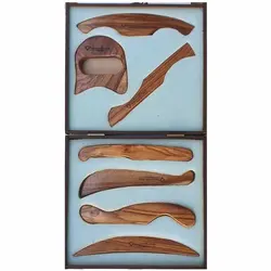 ست هفت تکه گراستون | ابزار ماساژ چوبی گراستون