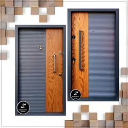 درب ضد سرقت سوپر لوکس ایرانی مدل بلوط و خام برند AGD