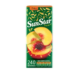 آبمیوه پالپی هلو سان استار (240 سی سی)