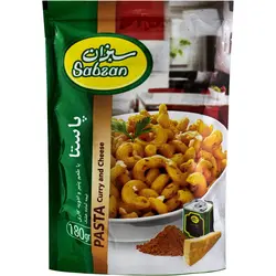 پاستا پنیر و کاری سبزان (180گرم)