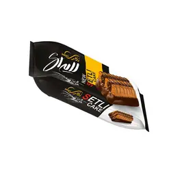 کیک ستلی سه لایه روکش دار نظری