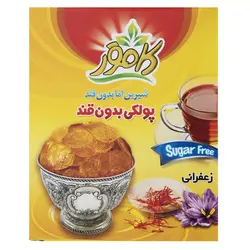 پولکی بدون قند زعفرانی کامور