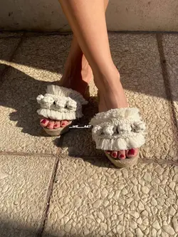 صندل مکرومه لژدار 5 سانتی