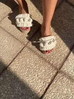 صندل مکرومه لژدار 5 سانتی