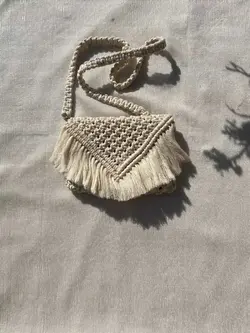 کیف مکرومه طرح هوبره