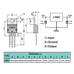 آی سی رگولاتور L7806CV